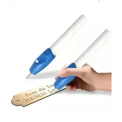 GENERICO - Lápiz Grabador Tallador Metal Plástico Vidrio Madera Cuero