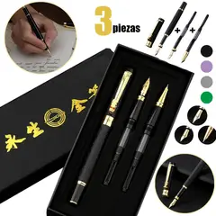 EDWINAYY - Elegante Pluma Estilográfica Negocio De Alta Calidad 3pcs