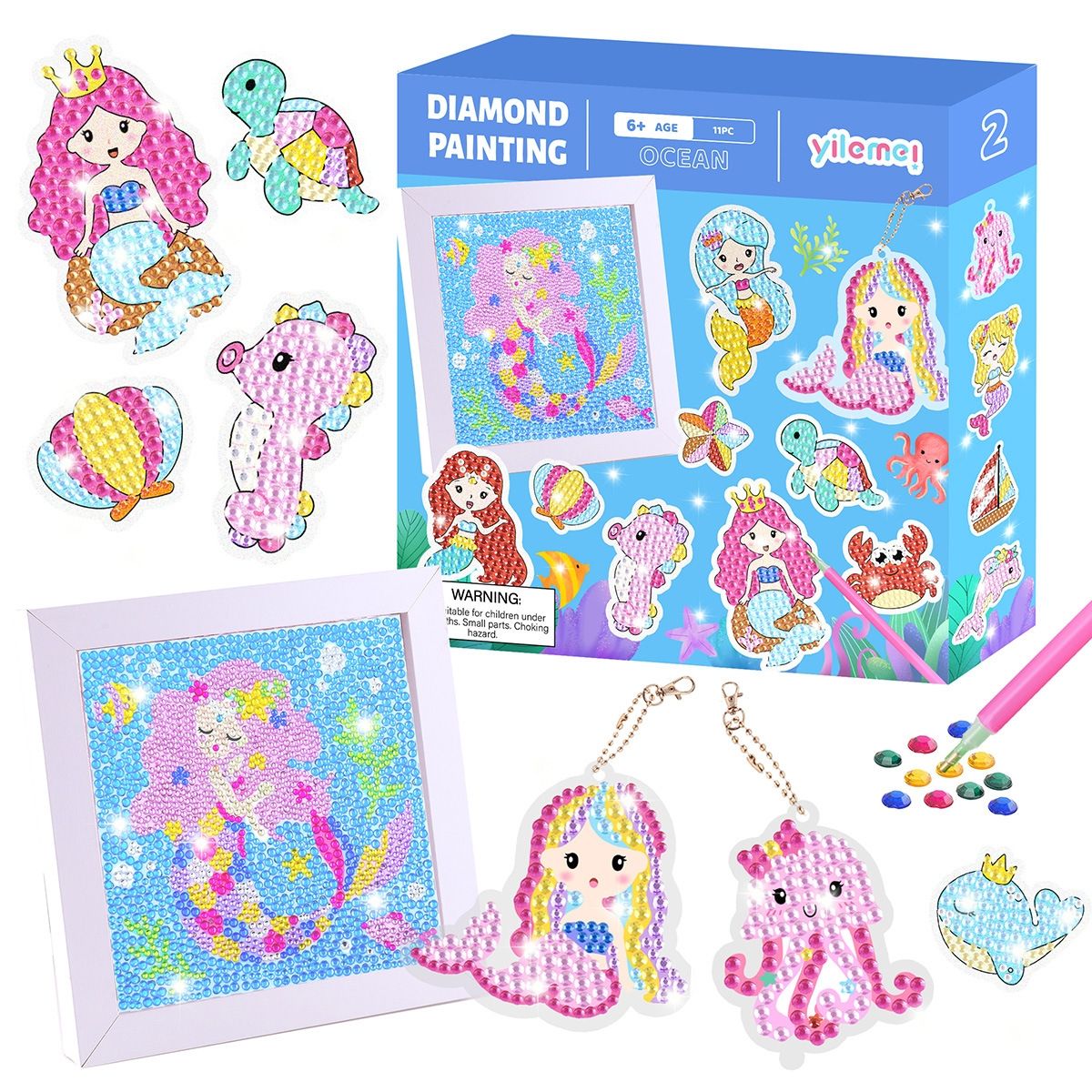 EDWINAYY - Kit De Pintura Diamantes 5d Moda Antiestres Dinosaurio