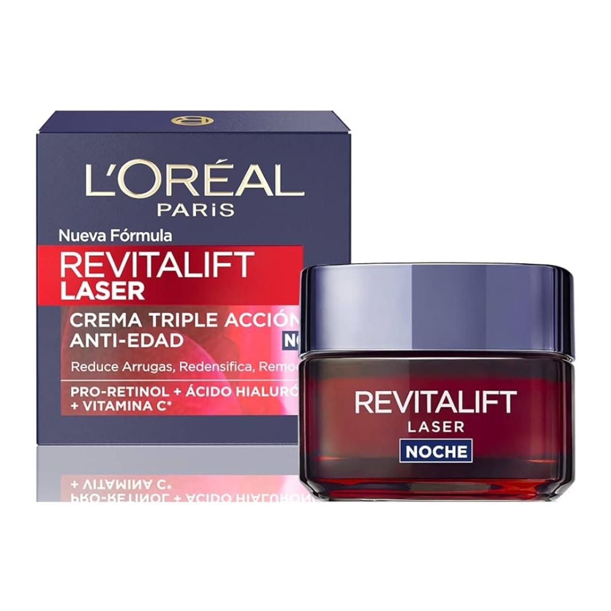 LOREAL PARIS - Crema De Noche Revitalift Láser 50 ml.