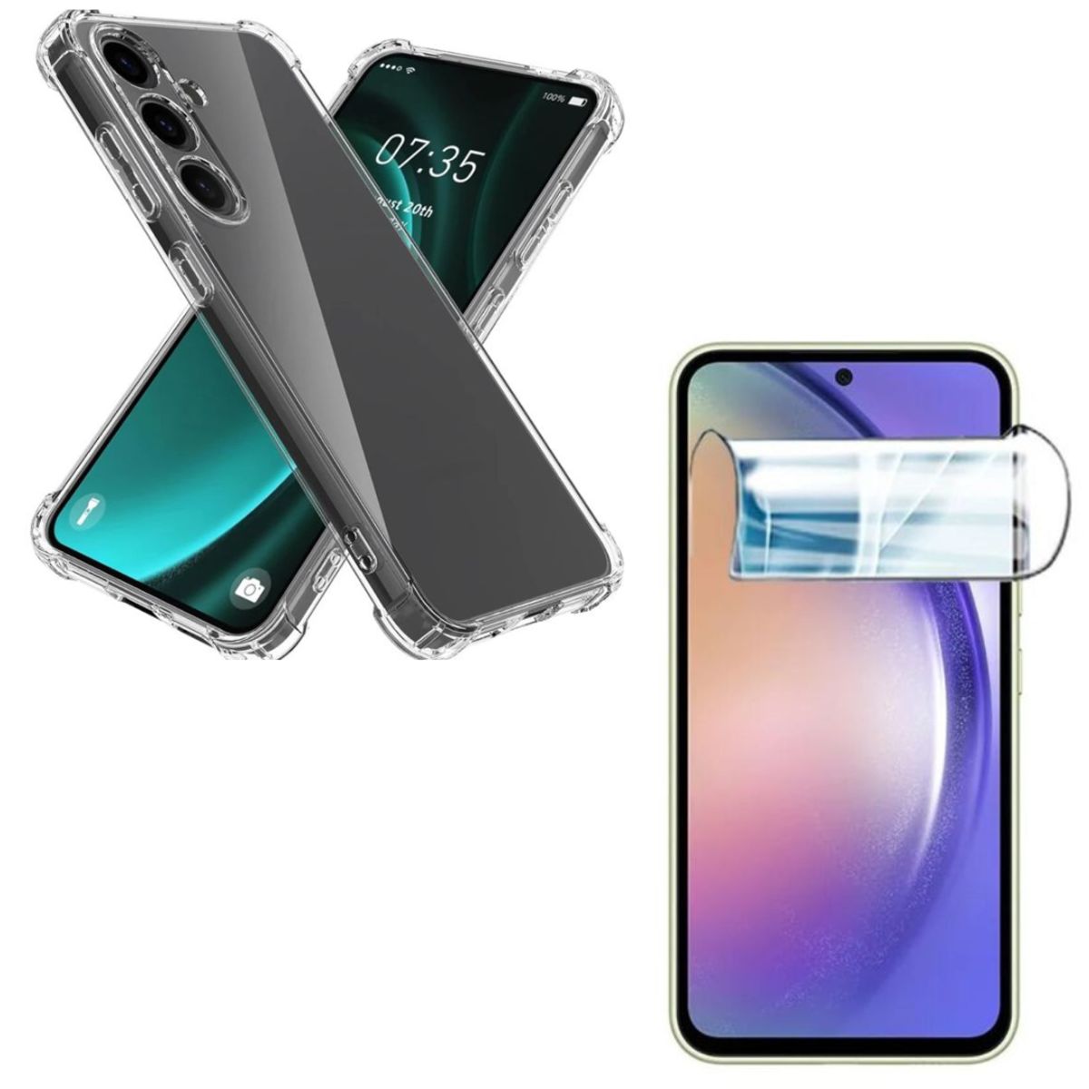 GENERICO - Carcasas Transparente Ref Para Samsung A25 Ultra Mas Hidrogel