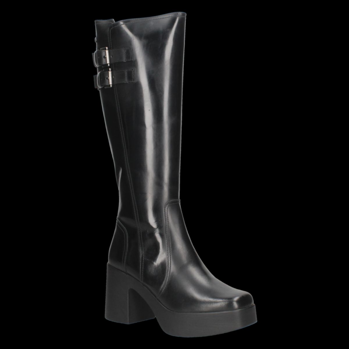 POLLINI - Bota Casual Mujer Negro Pollini