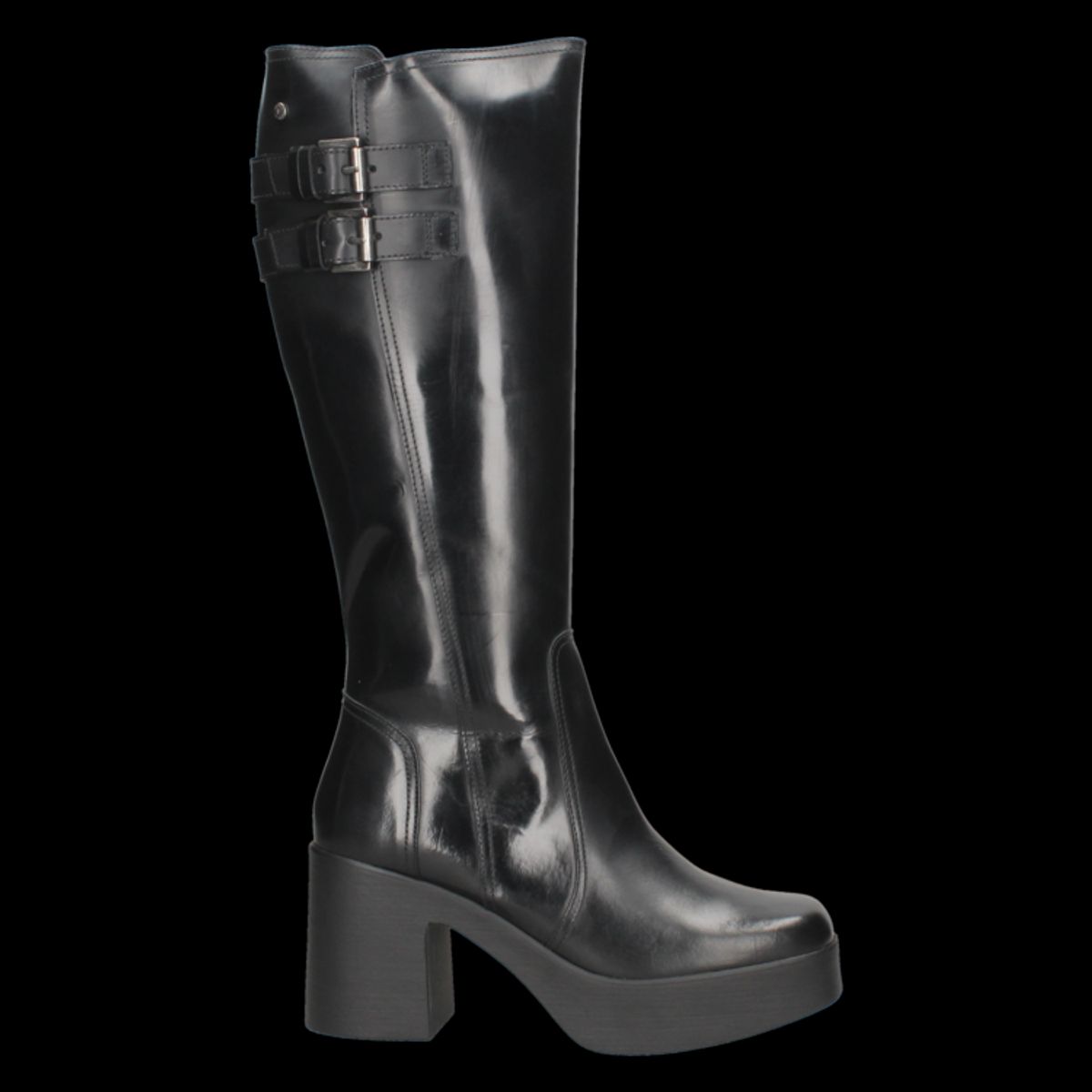 POLLINI - Bota Casual Mujer Negro Pollini