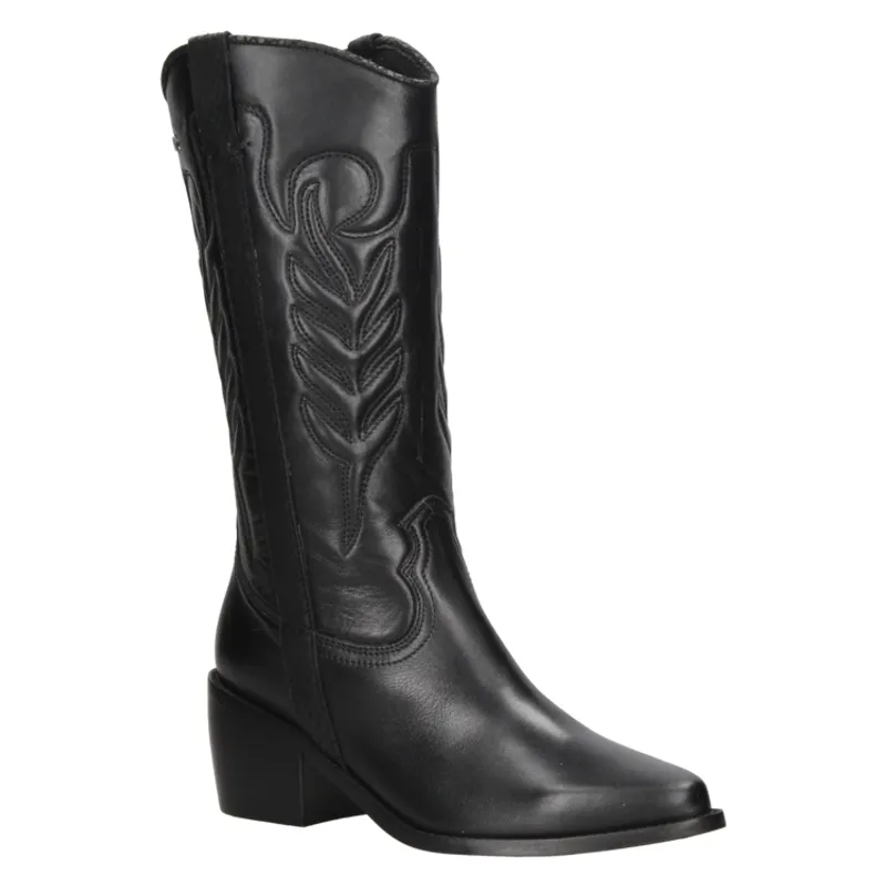 POLLINI - Bota Casual Mujer Negro Pollini