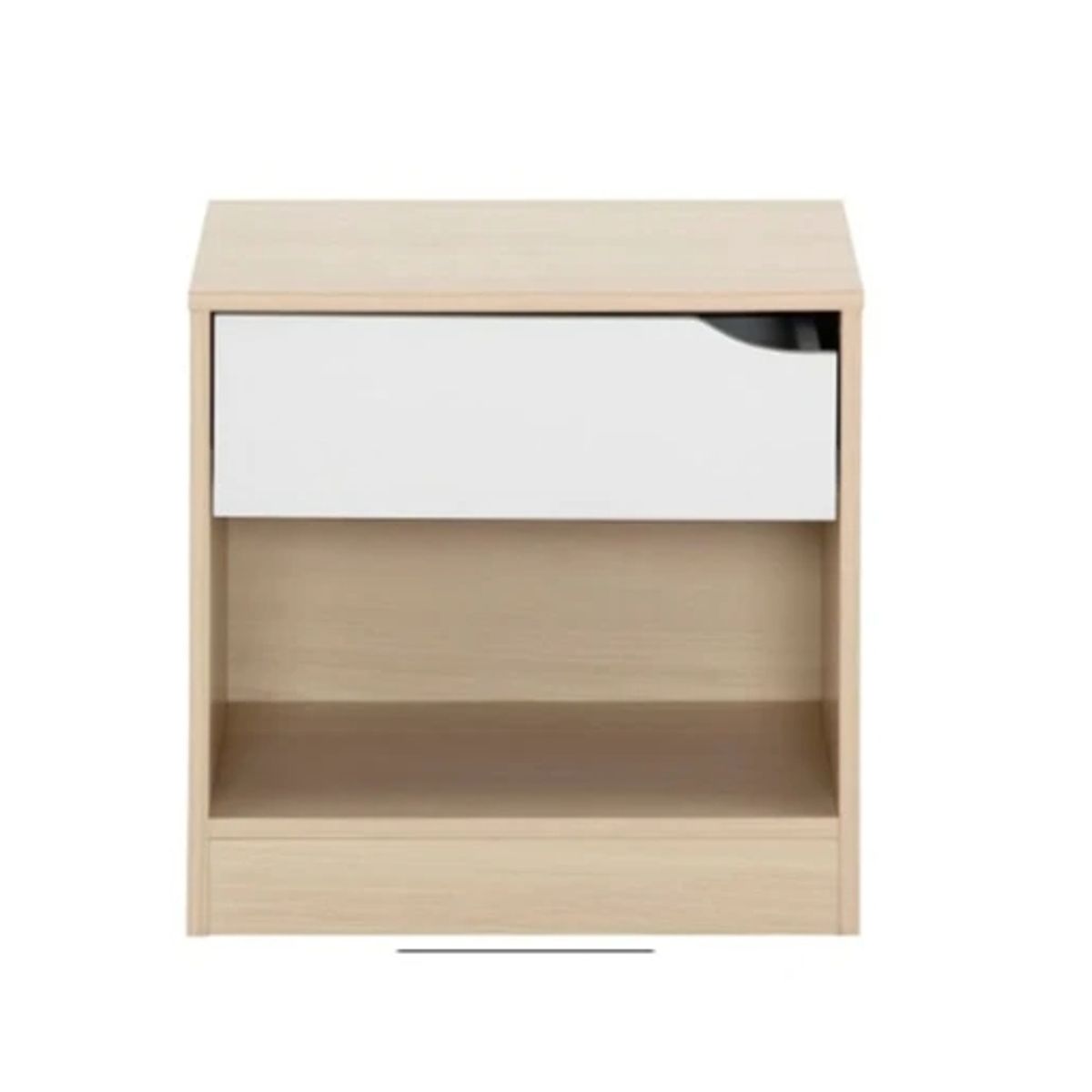 KIDSCOOL - Velador 1 Cajon Compaq Blanco