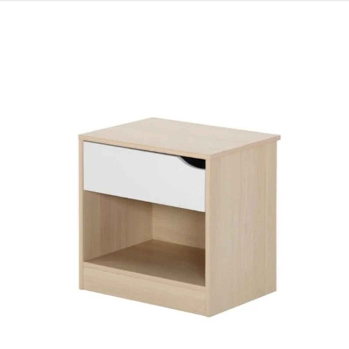KIDSCOOL - Velador 1 Cajon Compaq Blanco