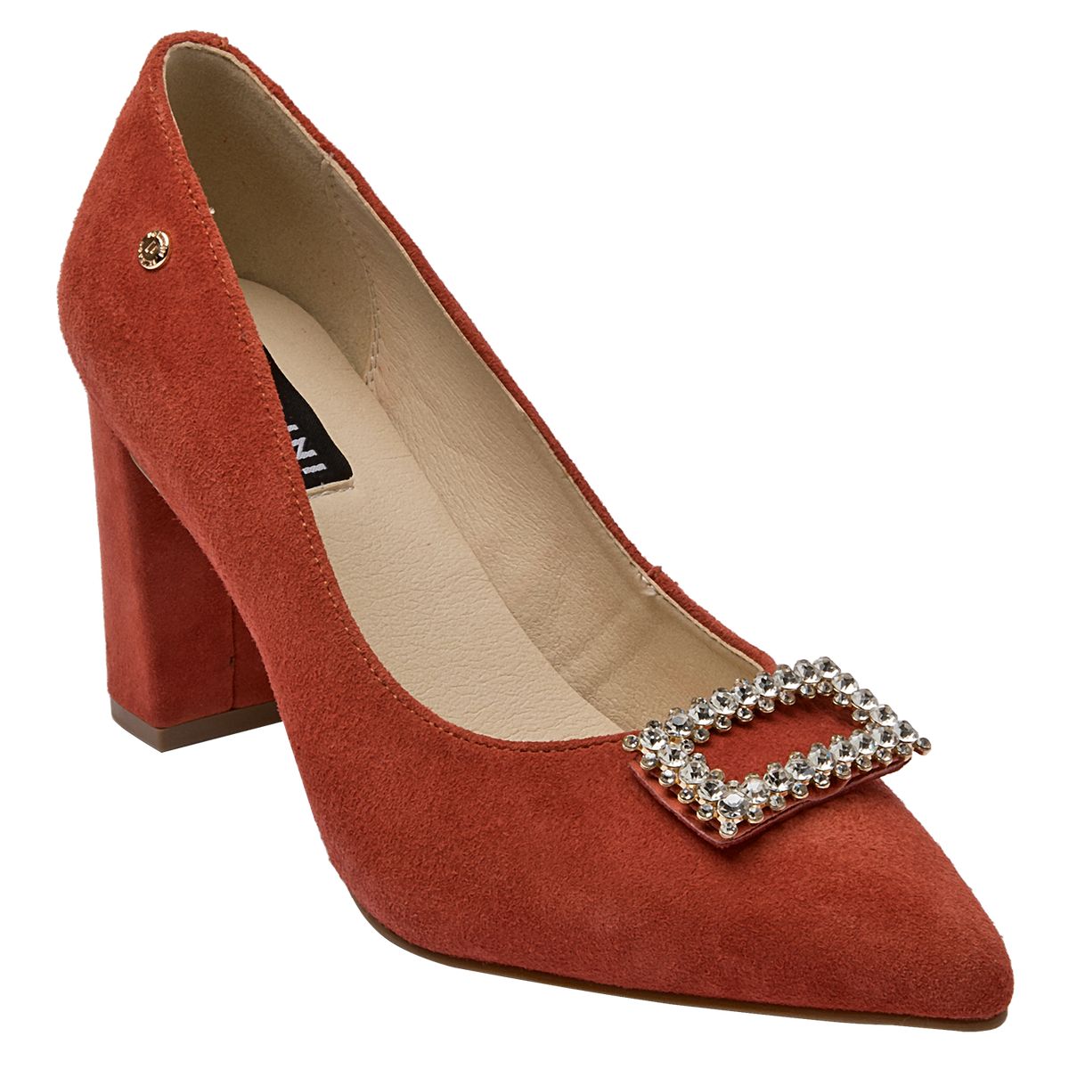 POLLINI - Zapato Casual Mujer Rojo Pollini