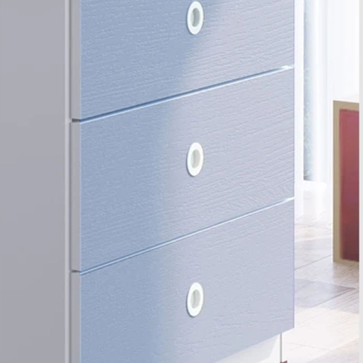 KIDSCOOL - Cuna Con Cajonera Encanto Azul