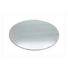 GENERICO - Base De Carton 20cm8in Redonda Plateada