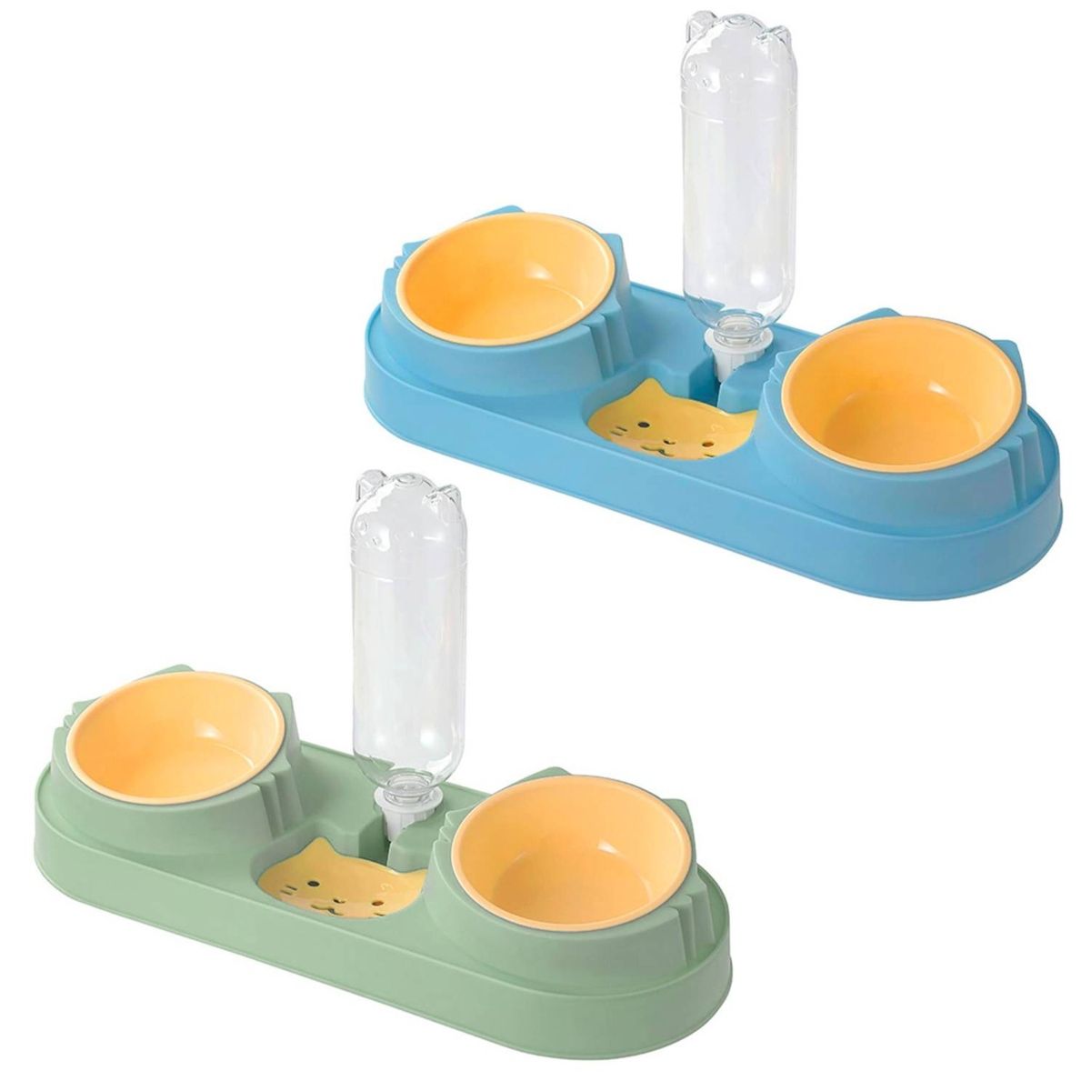 OEM - Plato Comida Dispensador de Agua Para Macotas 3 En 1