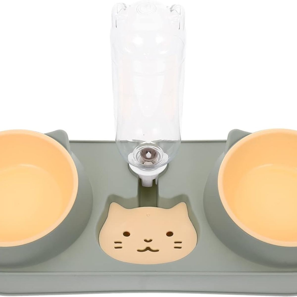 OEM - Plato Comida Dispensador de Agua Para Macotas 3 En 1