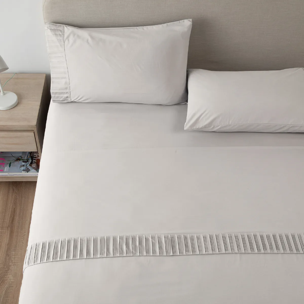 CASATUA - Sabanas Hotel Casatua Ultra Suave - Gris - Super king