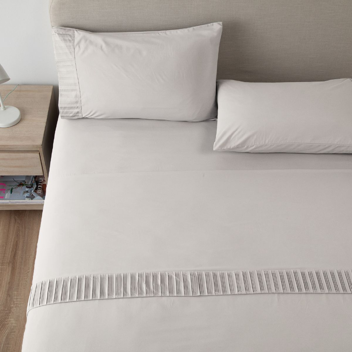 CASATUA - Sabanas Hotel Casatua Ultra Suave - Gris - Super king