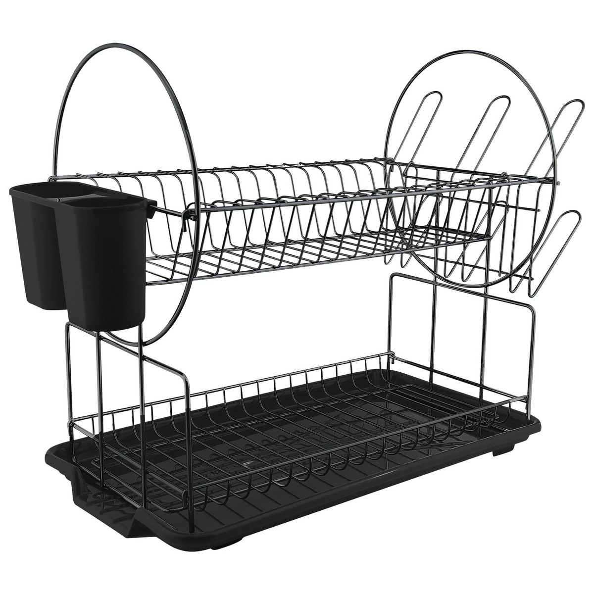 HAUSROLAND - Secaplatos dos pisos acero inoxidable