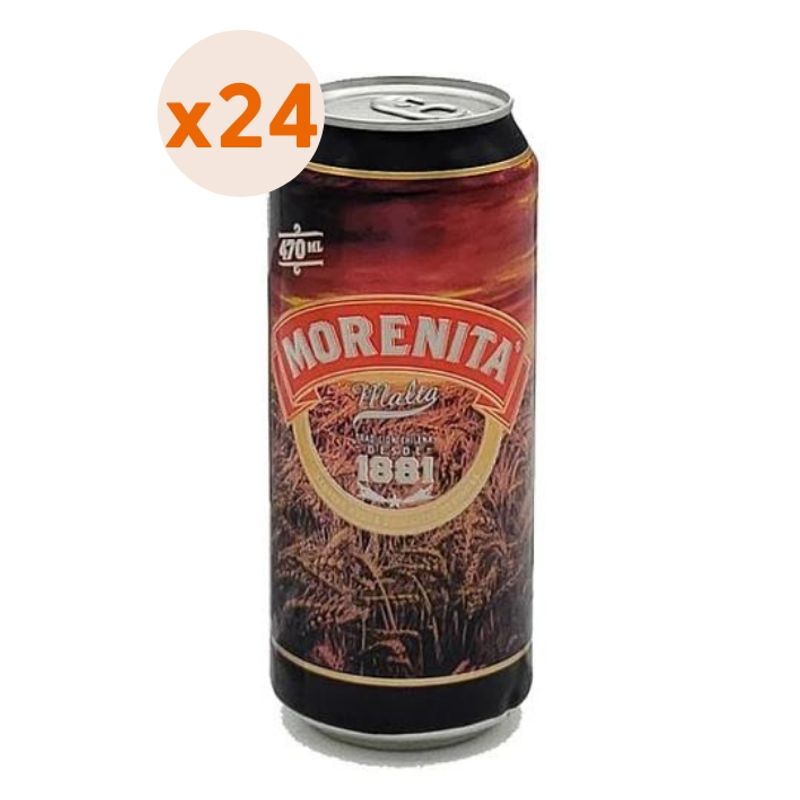 MORENITA - 24X Cerveza Morenita Malta Lata 5,3° 470Cc