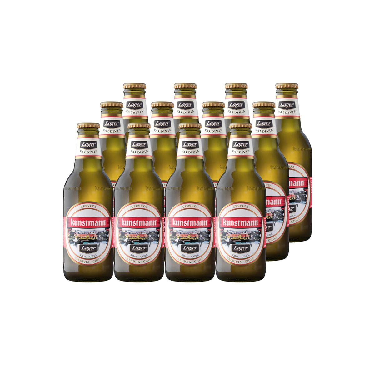 KUNSTMANN - 12x Cerveza Kunstmann Lager 330cc