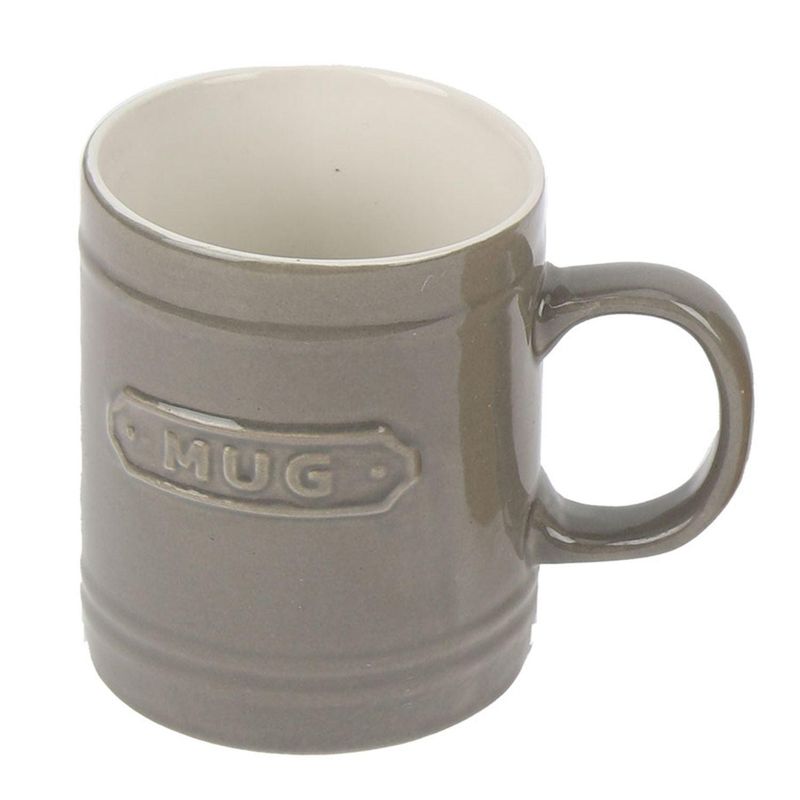 HOMEWELL - Tazón Loza Gris 7.5x9.8cm 350ml HOMEWELL