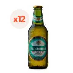 KUNSTMANN - 12x Cerveza Sin Alcohol Botellín 330cc