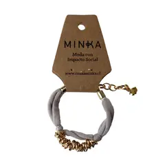 MINKA - Pulsera Gloria Beige