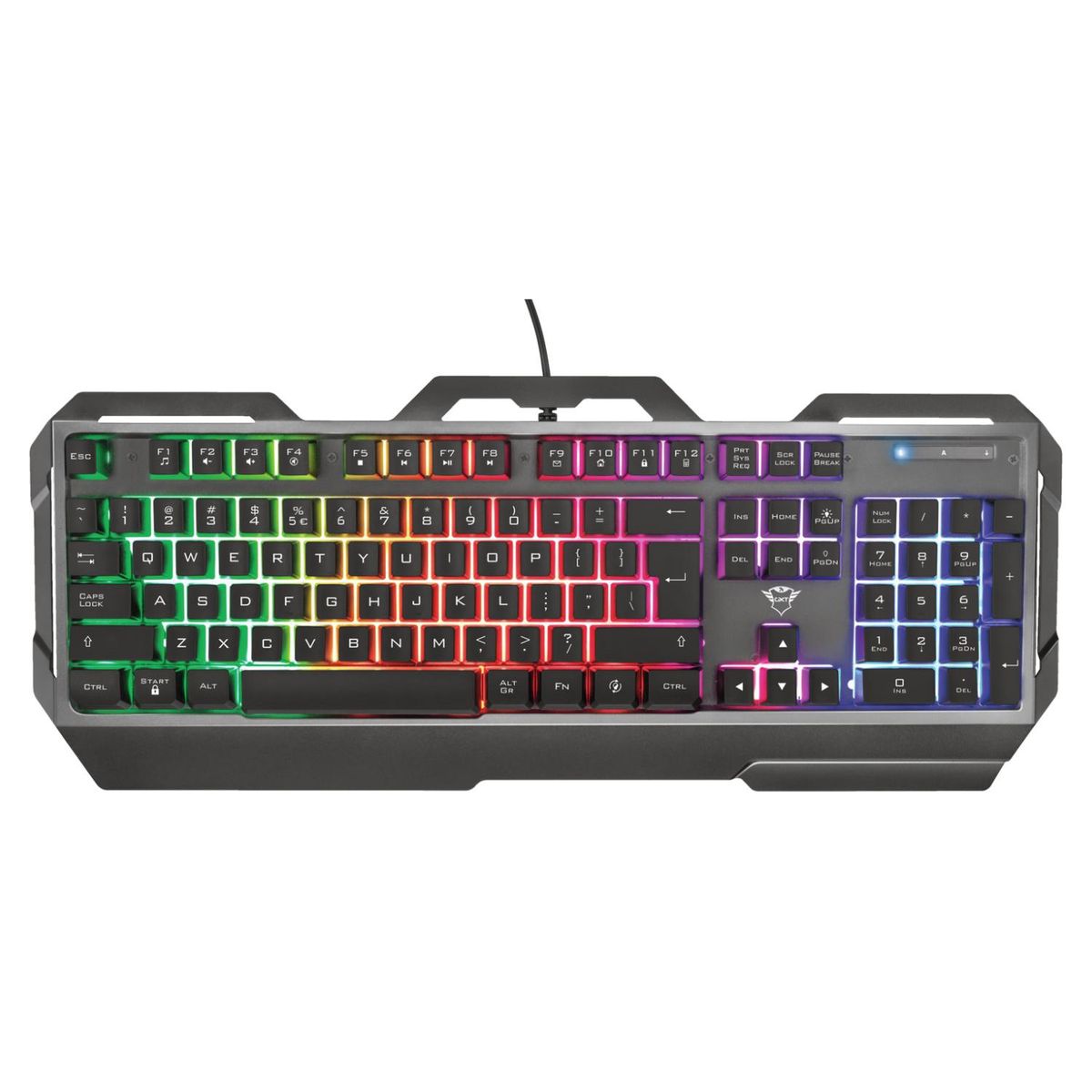 TRUST - Teclado Gamer Metálico Led Rgb Gxt 856 Torac - SC
