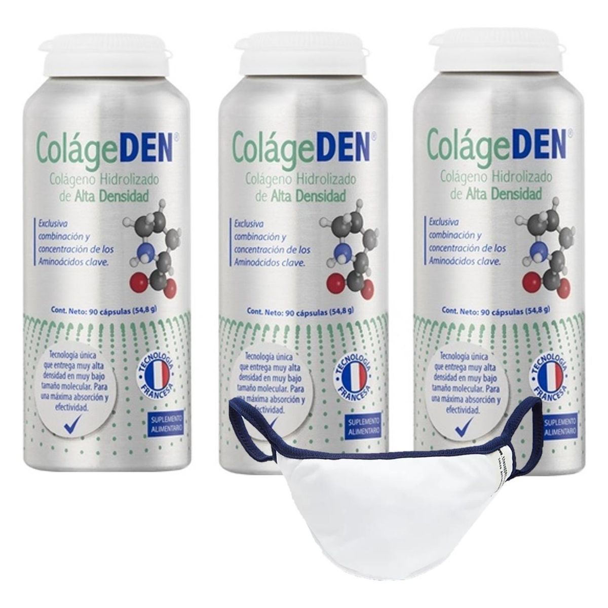 VITAL AND YOUNG - Pack Colágeno Colageden 3 Meses + Mascarilla Con Cobre