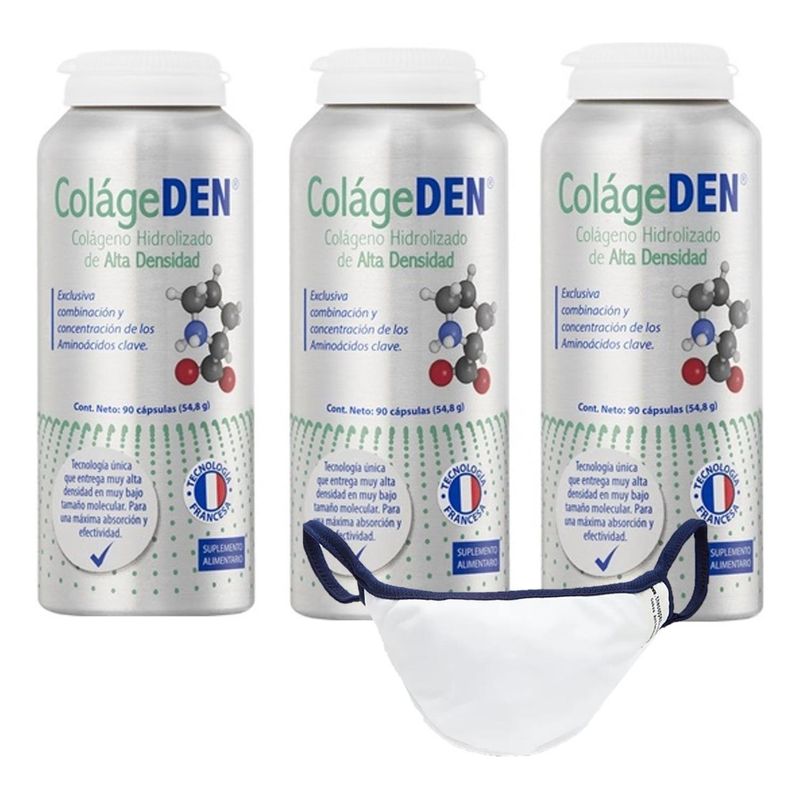VITAL AND YOUNG - Pack Colágeno Colageden 3 Meses + Mascarilla Con Cobre