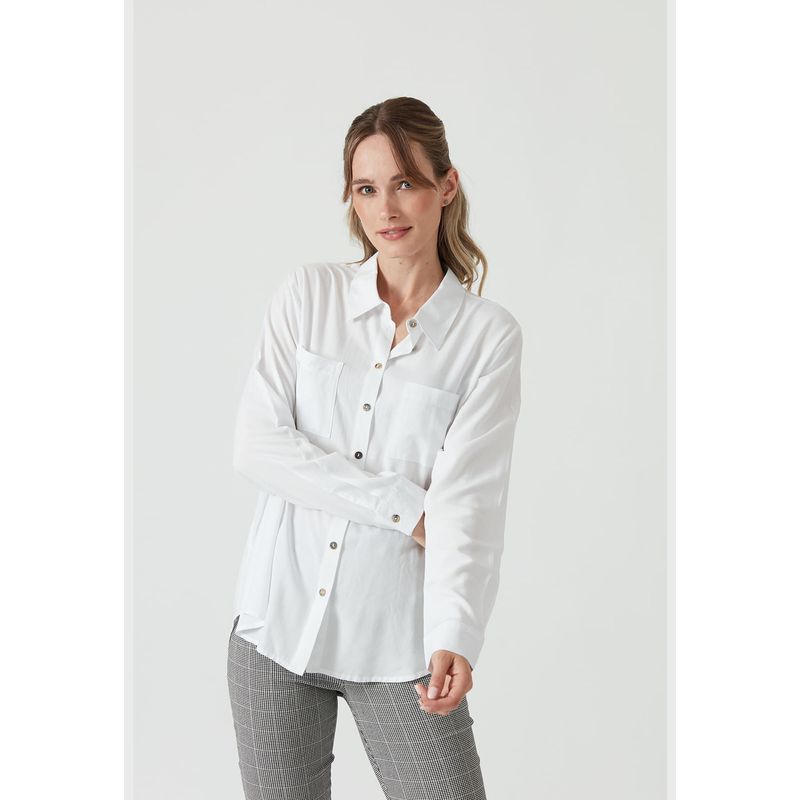 PRIVILEGE - Blusa blanca PRIVILEGE