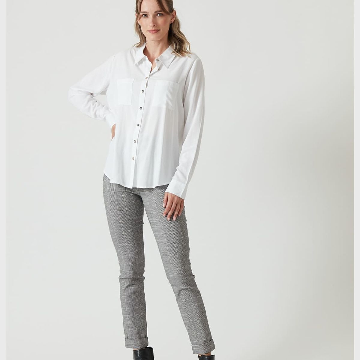PRIVILEGE - Blusa blanca PRIVILEGE