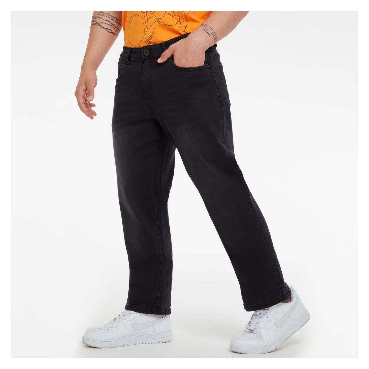 FASHION'S PARK - Jeans Straight 605 Negro Fashion's Park