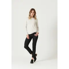 PRIVILEGE - Polera poliamida beige