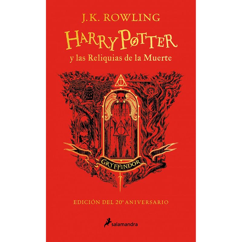 PENGUIN RANDOM HOUSE - LIBRO HP Y Las Reliq. De La Muerte (Ed Gryffindor 20º Anv)
