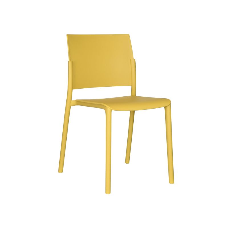 SUR DISEÑO - Silla Insert polipropileno Mostaza
