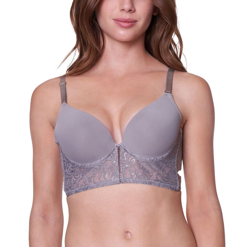 BAZIANI - Sostén Bustier Encaje Push Up 3902