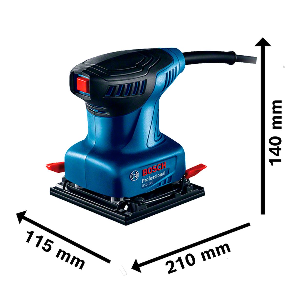 BOSCH - Lijadora orbital 1/4"220w GSS140A Bosch