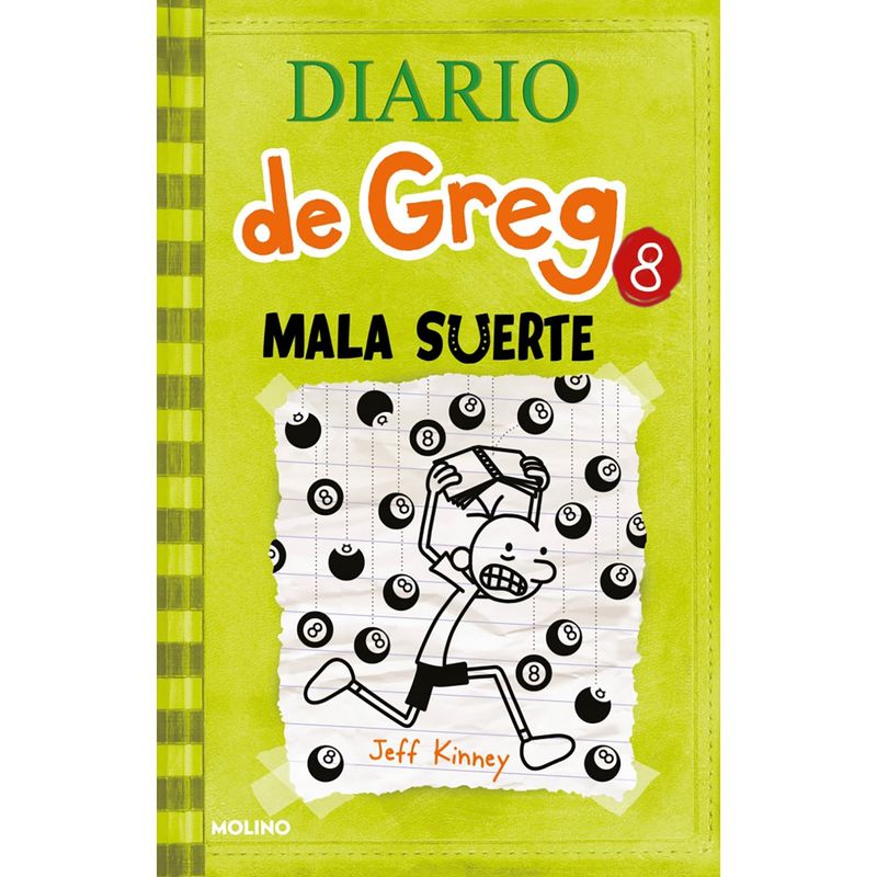 PENGUIN RANDOM HOUSE - LIBRO DIARIO DE GREG 8 (TB). MALA SUERTE