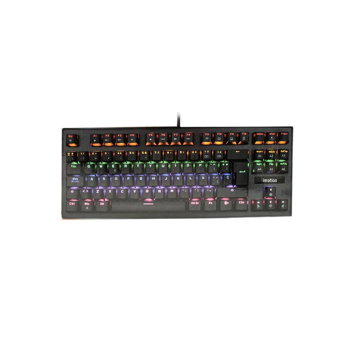 IMATION - Teclado Gamer Mecánico Rgb IMJ88 Rainbow - SC