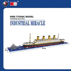 EDWINAYY - 1860 Pzs Bloques De Construcción Puzzle 3d Titanic Regalo