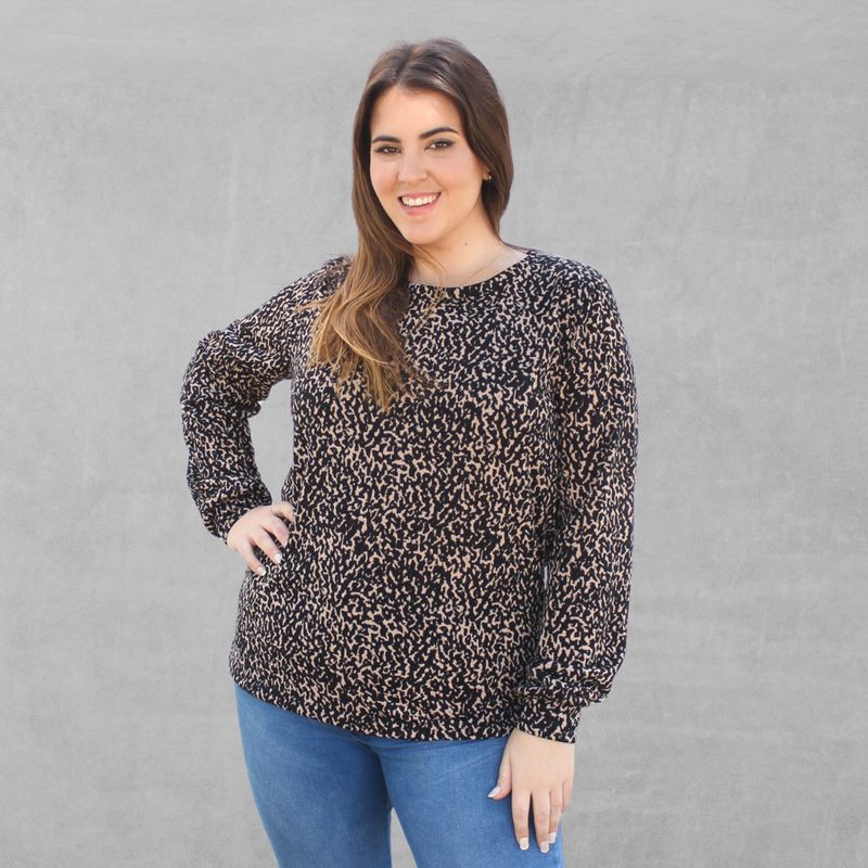 AMAIRA - Sweater chaleco mujer estampado