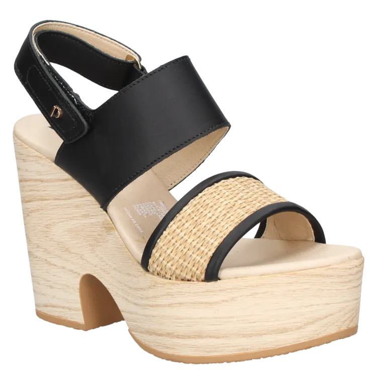 Sandalia Casual Mujer Negro