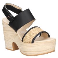 Sandalia Casual Mujer Negro