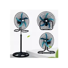 GENERICO - Ventilador Metalico 18 Alta Potencia 3 En 1