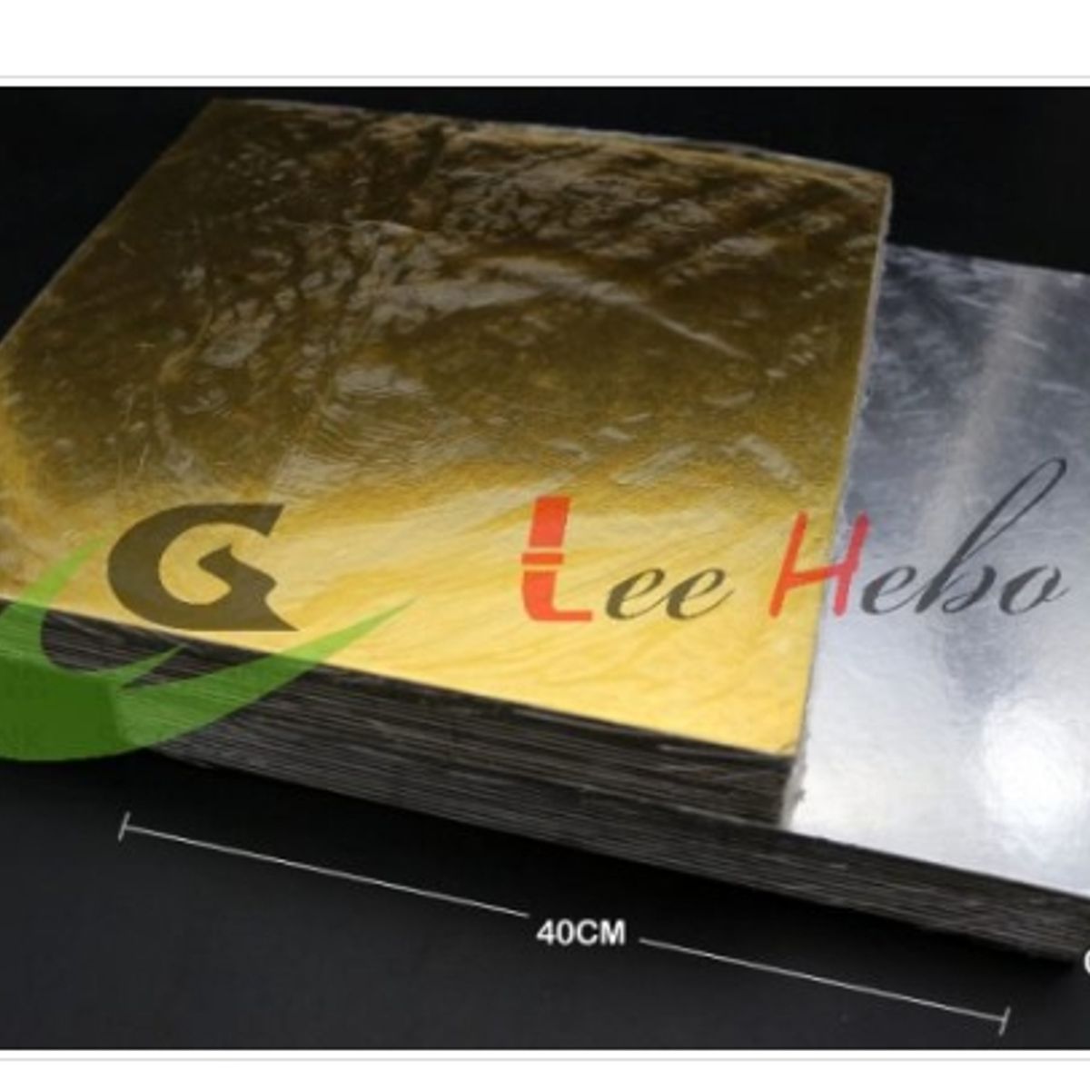 GENERICO - Base De Carton 40cm16in Cuadrada Dorada Reposteria