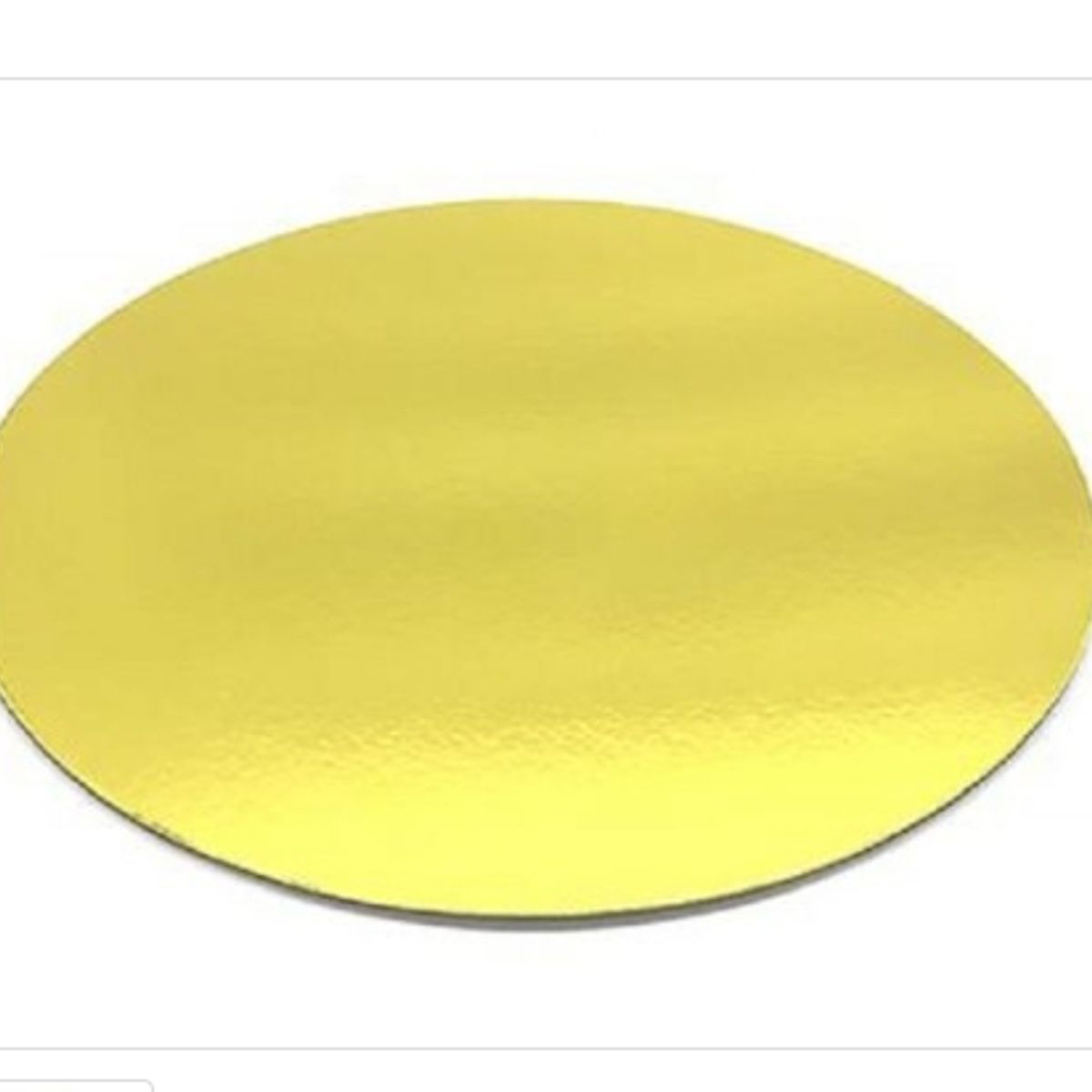 GENERICO - Base De Carton 45cm18in Redonda Reposteria Dorada