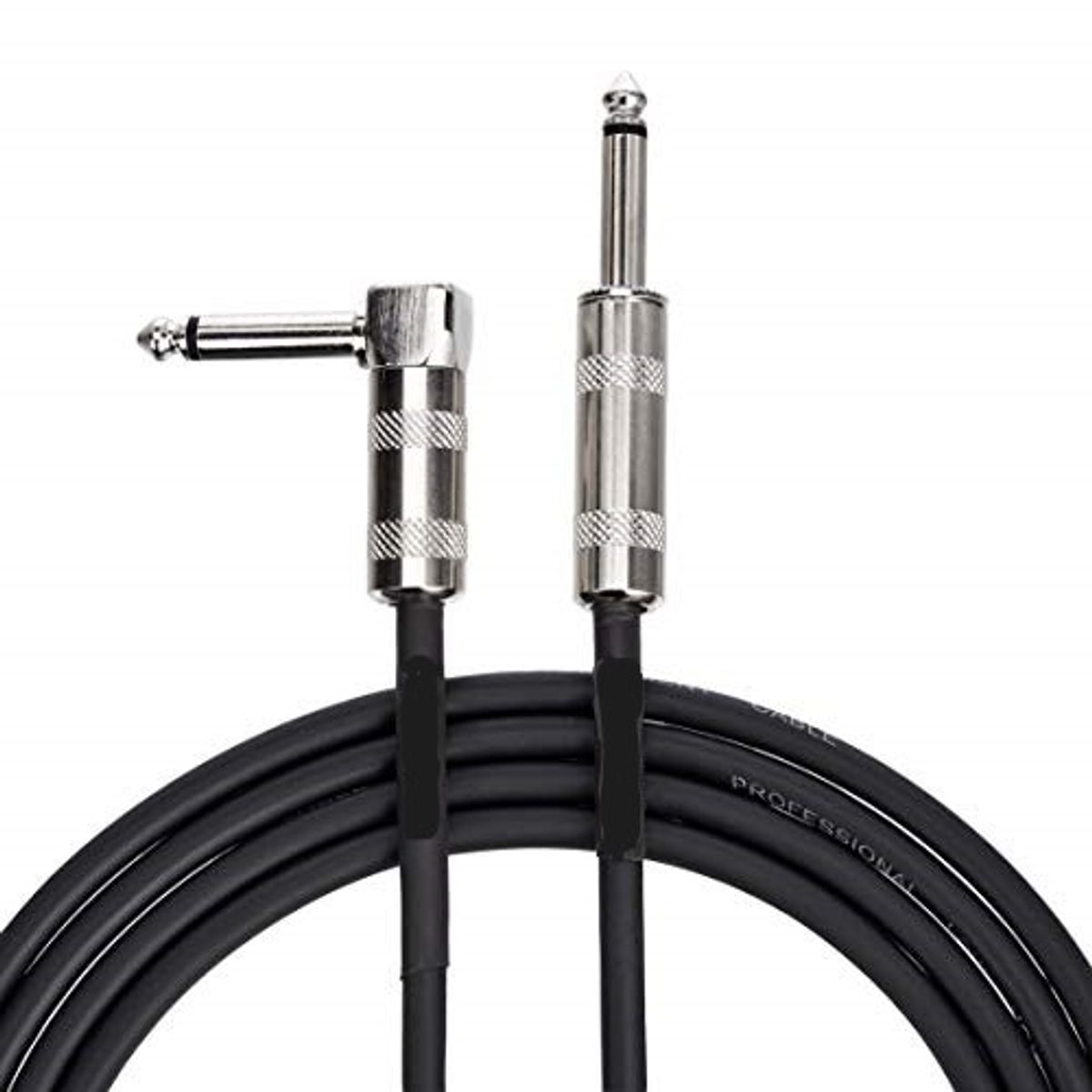 GENERICO - Cable De Guitarra Curvo Conectores Metalicos 5Mts Birlink