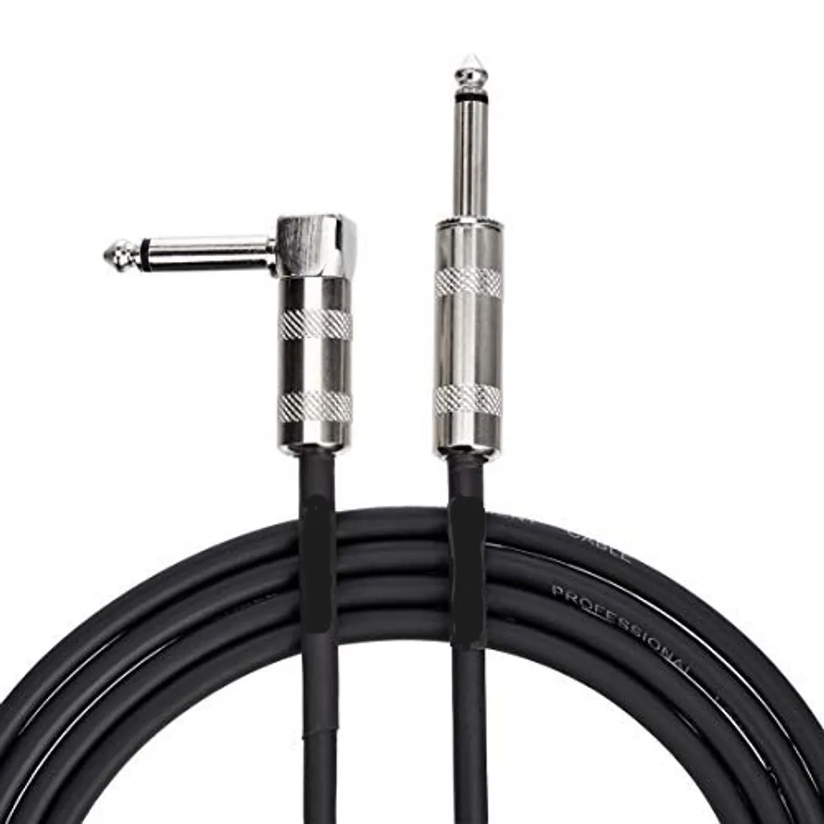 GENERICO - Cable De Guitarra Curvo Conectores Metalicos 5Mts Birlink