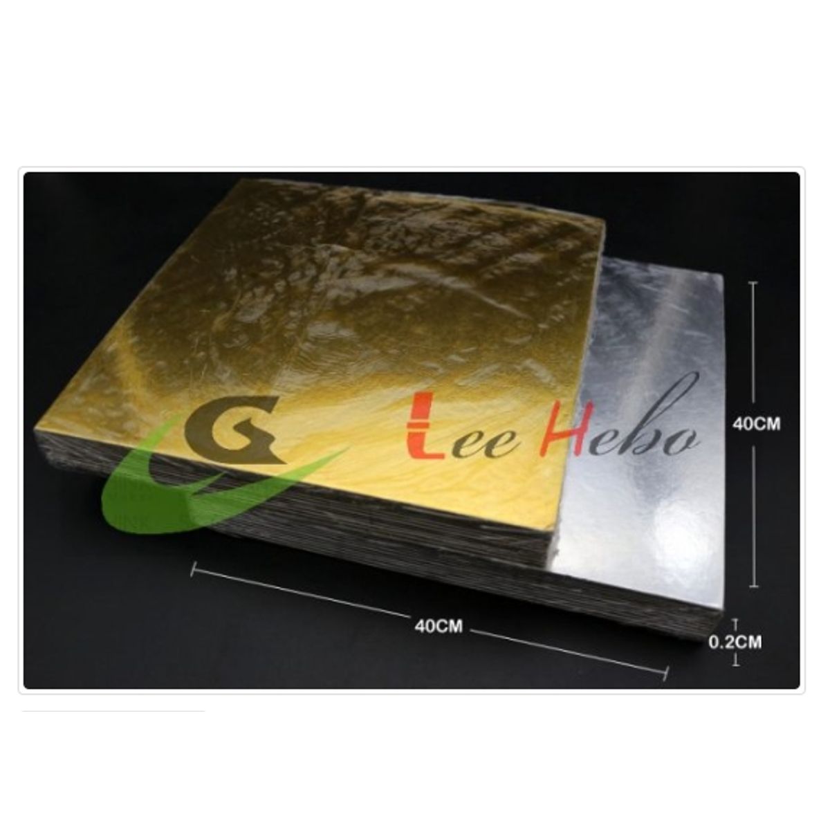 GENERICO - Base De Carton 45cm18in Cuadrada Dorada Reposteria