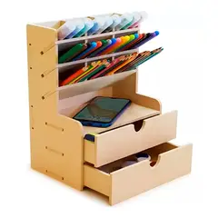 GENERICO - Mueble Fabricado En Mdf Con Doble Cajon