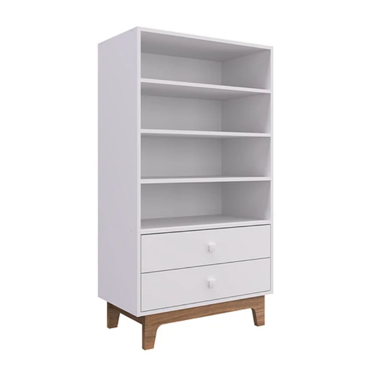 KIDSCOOL - Organizador Retro Harmony 2 Cajones Blanco