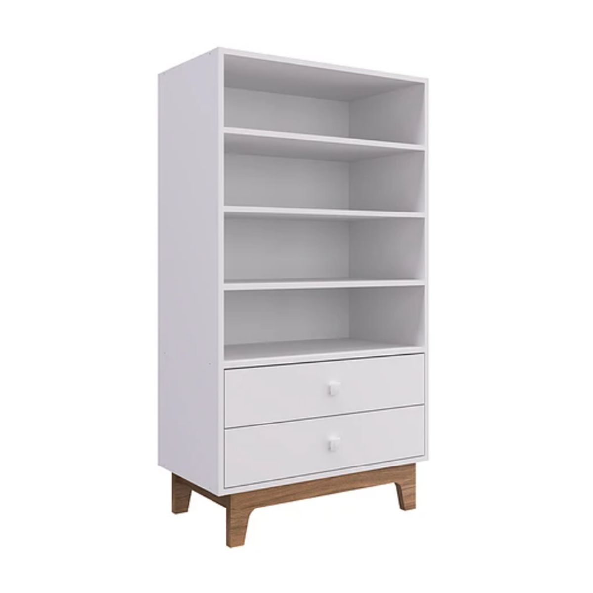 KIDSCOOL - Organizador Retro Harmony 2 Cajones Blanco