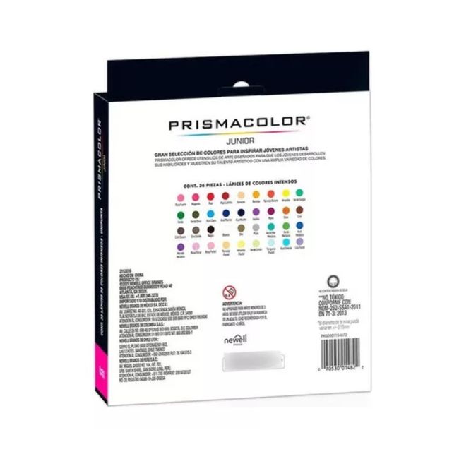 PRISMACOLOR - Lápices Prismacolor Set 36 Piezas Colores Pastel Y Metalicos